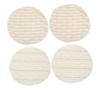BESPORTBLE Breastfeeding Pads Reusable Washable Breast Pads for Women Absorbent Anti-Overflow Cotton Thickened Bamboo Fiber Breast Cushions 4pcs Set