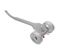 BESPORTBLE Brick Jointer Tool and Ensuring Even Distribution of Grout for Masonry and Tile Grout Cleaning with Iron Construction and Silver Finish, Boosting Productivity for Seamless Wall