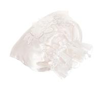 BESPORTBLE Bridal Dolly Bag with Flower Decor Drawstring Pocket Small Lightweight Wedding Candy and Gift Bag for Bride and Bridesmaids Multifunctional Wedding Accessory for Parties and