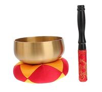 BESPORTBLE Buddha Sound Bowl Meditation Yoga Bowl Buddhist Bowl Singing Bowl Manual Tapping Bowl Meditation Bowl Yoga Handmade Spiritual for Home and Garden Use for Healing and Gifts