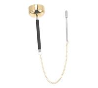 BESPORTBLE Buddhist Percussion Hand Ring Instrument with Handle for Meditation and Chanting Crisp Tone Craftsmanship Portable Spiritual Musical Adornment