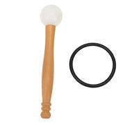 BESPORTBLE Buddhist Sound Bowl Rubber Knocking Stick Wooden Mallet Simple Meditation Singing Bowl Striker Mallet for Yoga Practice