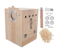 BESPORTBLE Budgie Breeding Nest Box for Cage Premium Wood Parakeet Nesting House with Easy Setup Low Maintenance Design Suitable for Medium Birds Including Cockatoo Finch Canary