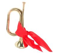BESPORTBLE Bugle Horn Instrument for Beginners with Rich and Powerful Tone, Easy to Handle Copper Trumpet for Stage Performance and Bands, Portable Hand Held Horn for School Orchestra