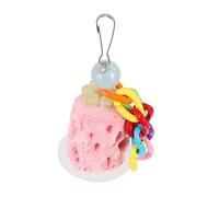 BESPORTBLE Bunny Boredom Breaker Rabbit Chew Toys for Biting Molar Care Teething Toy for Small Pets Pet Grinding Plaything Hanging Chew Stone