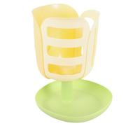 BESPORTBLE Bunny Feeder Rack Shaped Holder for Material Minimizes Waste for Guinea Pigs and Chinchillas Grass Container Daffodil