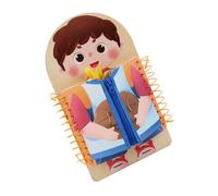 BESPORTBLE Busy Board for Toddlers Interactive Montessori Sensory Toy for Preschool Learning Activities Safe Basswood Plywood Design for Fine Motor Skills Development