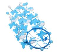 BESPORTBLE Butterfly Felt Ball Crib Mobile Lightweight Hanging Pendant for Nursery Decor Girl Bedroom Decoration