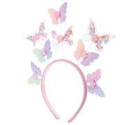 BESPORTBLE Butterfly Headband Mini Hair Claw Clips Festival Party Accessory Sparkly Headband
