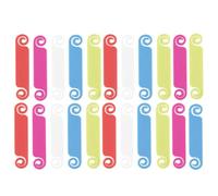 BESPORTBLE Cable Labels 50 Pieces Writable TPR Material Tags for Organizing Data and Power Cables in Industrial and Home Settings