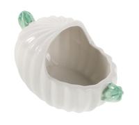BESPORTBLE Cactus Shape Ceramic Hamster Bath Tub Small Pet Bathtub for Dust Bathing Portable Reusable Pet Bathroom Accessory