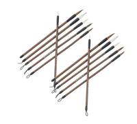 BESPORTBLE Calligraphy Brush Pen Set Essential Tools for Calligraphy Skills Training 12pcs Plastic Material and Versatile Use for Students and Professionals in Home and School Painting