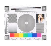 BESPORTBLE Camera Focus Test Chart 40X30Cm Adhesive Monitor Calibration Card for Ip Video, Lens Alignment Target and Back Focus Test Chart for Cctv and Systems