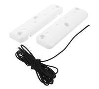 BESPORTBLE Camper Shelf Safety Strap with Screw Mount and Elastic Rope | ABS Material with Black Cord Guard, Modern Stylish Design, Extra Grip for Overhead Bin and Camper Van Builders