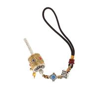 BESPORTBLE Car Pendant Tibetan Style Buddhist Prayer Wheel Car Decor for Men Interior Hanging Mirror Accessory Protection Charm Luck Amulet Interior Aesthetic