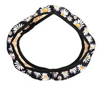 BESPORTBLE Car Steering Wheel Cover Elastic Knitted Daisy Steering Wheel Protective Cover Universal Steering Wheel Protector for Vehicles Car Auto SUV