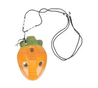 BESPORTBLE Carrot Pottery Flute Ceramic Ocarina for Beginners Easter Ocarina Wind Instrument Portable Music Instrument for Boys and Girls and Beginners
