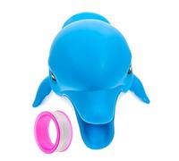 BESPORTBLE Cartoon Animal Faucet Extender for Boy Girl Easy Hand Washing Accessory for Toddlers Softens Water Flow Prevents Spills Portable Sink Attachment with Cute Dolphin Design