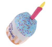 BESPORTBLE Cartoon Cat Shaped Birthday Cake Toy Kitten Teething Chew Toy for Happy Play