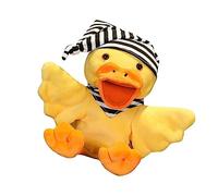 BESPORTBLE Cartoon Duck Hand Puppet Toy for Boys and Girls Soft Fabric Glove Doll for Bedtime Storytelling Interactive Plush Puppet for Family and Playtime Fun