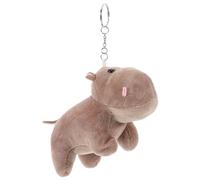 BESPORTBLE Cartoon Hippo Key Chain Cute Plush Keyring Hippo Keyring for Boys and Girls School Bag Charm