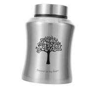 BESPORTBLE Cast Iron Pet Urn for Ashes Durable Metal Memorial Container for Dogs and Cats Compact with Secure Lid Cherishing Pet Memories