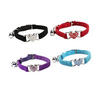 BESPORTBLE Cat Collar Heart Design Calming Cat Collar Pet Neck Ring Colorful Pet Random Color