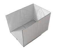 BESPORTBLE Cat Litter Box Guard Folding Open Top Plastic Shield for Cat and Dog Enclosures Privacy Use
