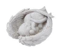 BESPORTBLE Cat Memorial Stone Pet Grave Angel Cat Statue Garden Decor Bereavement for Lover