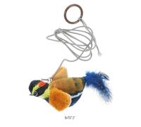 BESPORTBLE Cat Noise Flying Bird Tunnel Water Fountain Kitten Cat Water Tree for Indoor s House Door Hanging Light Feather
