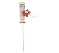 BESPORTBLE Cat Teasing Wand Fun Cat Wand for Kittens Interactive Fishing Pole Teaser Stick Stimulating Playtime Lightweight Portable Pet Accessory Present