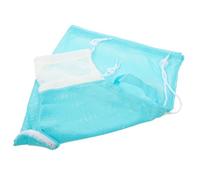 BESPORTBLE Cat Toiletry Bag Durable Polyester Breathable Cat Bathing Bag Kitten Puppy Shower Wash Net Pet Grooming Bag Green/White