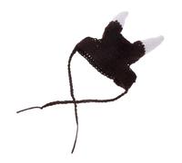 BESPORTBLE Cat Viking Pirate Hat for Pets Soft Outfit Horns Accessory for Cats and Dogs for Halloween and Parties Eye-catching Design for Social Media