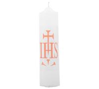 BESPORTBLE Catholic Holy Candle Letter Prayer Candle Soy Wax Baptism Sacrament Religious Home Decoration