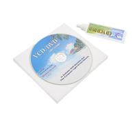 BESPORTBLE CD Cleaning Kit Set with Cleaning Disc and Liquid, Effective CD Player Cleaner for Dust, Fingerprint Removal, Durable Material, Easy to Use for DVD, VCD and CD