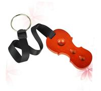 BESPORTBLE Cello End-pin Stopper with Wooden Base Non-skid Spike Floor Protector and Nylon Strap for Secure Anchor Rest Lightweight Portable Design in Rosewood Color