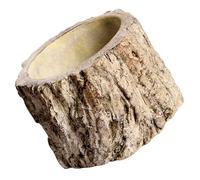 BESPORTBLE Cement Flowerpot Simulated Tree Shaped Flowerpot for Store and Study Room Multi-function Creative Retro Chic Decorative Gardening Pot Adornment