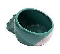 BESPORTBLE Ceramic Dog Food Bowl Cat Water Holder Dinosaur Shape Pet Bowl Non-slip Base