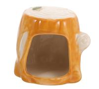 BESPORTBLE Ceramic Hamster House Stable Sturdy Small Animal Hideout Chic Cartoon Design for Comfortable Sleep Play Summer Nest for Hamsters and Other Small Pets