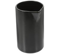 BESPORTBLE Ceramic Mini Milk Jug Matte Black Pouring Pitcher with Handle Simple Style Household Creamer for Coffee Yogurt Juice Sauce BBQ and Buffet Serving