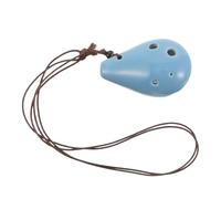 BESPORTBLE Ceramic Ocarina Musical Instrument for Beginners and Students, 6 Hole Alto Key, Traditional round Shape with Reliable Pitch Accuracy and Artistic Appearance, for Outdoor