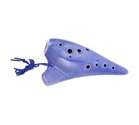BESPORTBLE Ceramic Ocarina Musical Wind Instrument Lavender Colour for Beginners Professional Sound Range with 12 Holes and Beginner-friendly Design, for Personal Practice and Classroom