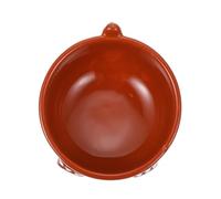 BESPORTBLE Ceramic Pet Bowl for Cats and Dogs Cute Dinosaur Design Non-slip Feeding Dish for Comfortable Eating Easy to Clean for Kittens and Puppies