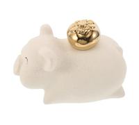 BESPORTBLE Ceramic Piggy Bank for Money Saving Jar with Cute Pig Design Sturdy Coin Bank for Boys and Savings Box for Home Nursery Office Decoration Financial Growth Companion
