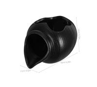 BESPORTBLE Ceramic Pot Spitter Fountain for Garden Decorative Outdoor Landscape Waterfall Circulating Water Fountain Jar for Patio Balcony Courtyard Hydroponic Decor