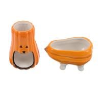 BESPORTBLE Ceramic Pumpkin Water Dispenser for Hamsters Mice Gerbils Rats Widen Bottom Stand Small Animal Water Bottle Holder Hamster Accessories