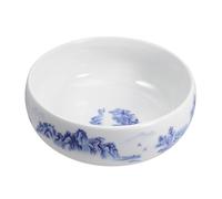 BESPORTBLE Ceramic Succulent Planter Pot Artistic Flower Container for Indoor Outdoor Garden Decoration Unique Blue and White Porcelain Style for Home Balcony Table Display