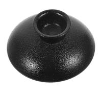 Besportble Ceramic Teapot Lid Replacement Tea Cup Lid for Teapots and Tea Cups Heat-Resistant Black Cover 8.00 X 8.00 X 3.00 Cm 1 Piece