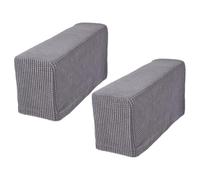 BESPORTBLE Chair Arm Protectors Sofa Armrest Cover Stretch Armchair Slipcover Protector Elastic Home Office Recliner Couch Loveseat Protective Cloth 2pcs (Dark Grey),45*16*20cm