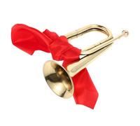 BESPORTBLE Charge Trumpet Beginner Brass Bugle for Orchestra Musicians Wind Instrument Trumpet Portable Horn Mouthpiece for Marching Bands and Musical Performances Easy to Learn for Students